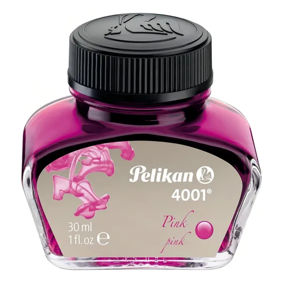 Tinta Caneta Tinteiro Pelikan 4001 30ml Pink Foto 1
