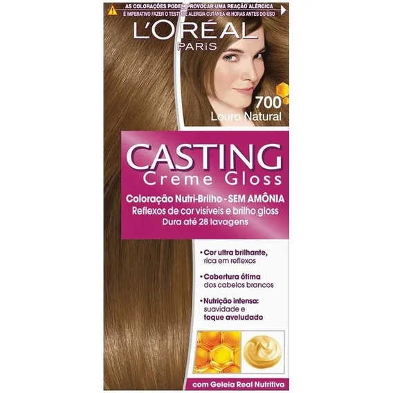 Tinta Casting Creme Gloss Lóreal Tom LOUR NATURAL 700 Foto 1