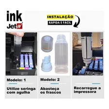 Tinta Compativel Com Epson T664 L220 L565 L396 L355 4x500ml Tinta Black HD, Yellow, Ciano e Magenta Foto mini  2