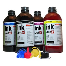 Tinta Compativel Com Epson T664 L220 L565 L396 L355 4x500ml Tinta Black HD, Yellow, Ciano e Magenta Foto  mini 1