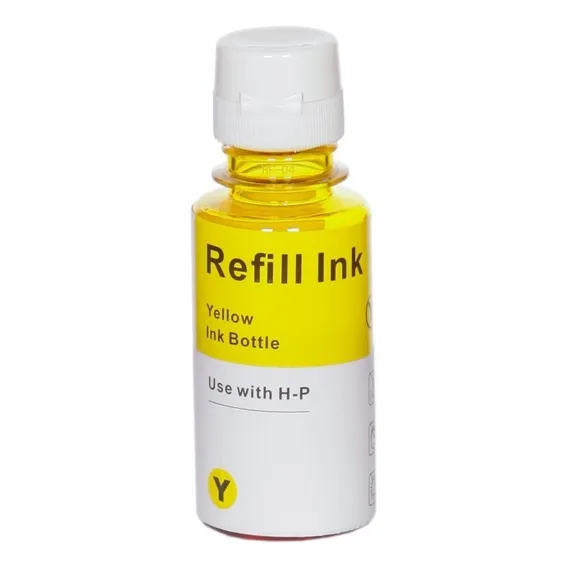 Tinta CompatÃvel Gt51 Gt52 Para Gt5810 5820 Inktank 115 70ml Tinta Amarelo Foto 1