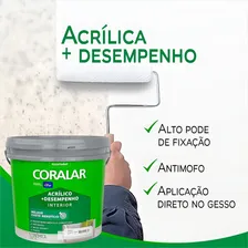 Tinta Coral AcrÃlica Antimofo Parede / Teto 15 Litros Branco Foto mini 4