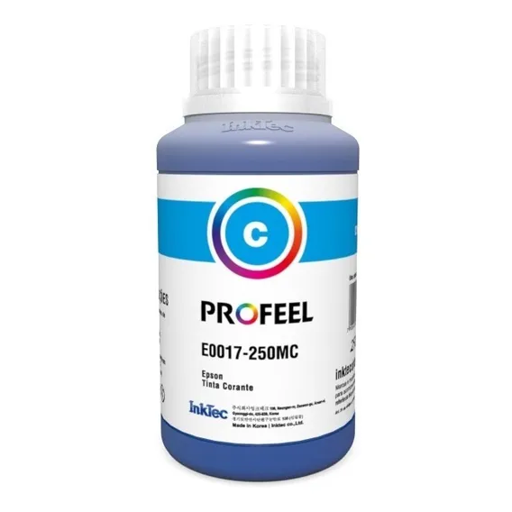 Tinta Corante Inktec Profeel E0017 250ml Cyan Foto 1