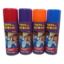 Tinta Da Alegria Spray Colorido Para Cabelo -150ml Cor Roxo Foto mini 3