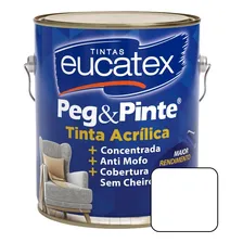Tinta de acrílica Peg & Pinte tinta acrílica econômica com acabamento fosco de 3,6L branco Foto mini 2