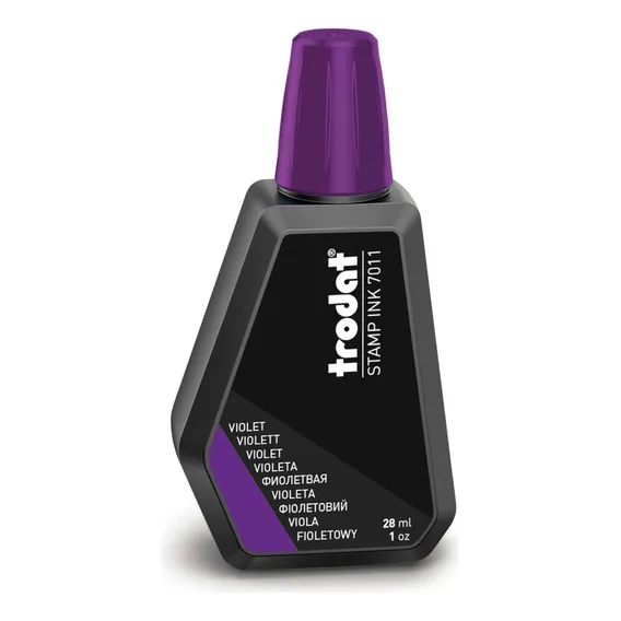 Tinta de carimbo Trodat 7011 28 de cor violeta Foto 1
