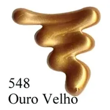 Tinta Dimensional Metallic 35ml Acrilex Cor Ouro Velho Foto mini 1