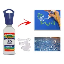 Tinta Dimensional Relevo 3d 35ml Brilhante - Acrilex Foto mini 2