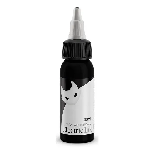Tinta Electric Ink Tattoo Tatuagem Preto Linha - 30ml Foto 1