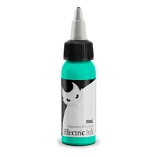 Tinta Electric Ink Tattoo Tatuagem Verde Agua - 30ml Foto  mini 1