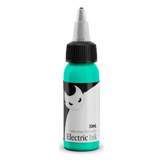 Tinta Electric Ink Tattoo Tatuagem Verde Agua - 30ml Foto 1