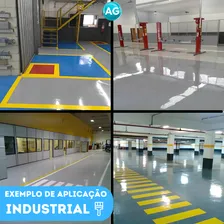 Tinta Epoxi Industrial Bicomponente Ag 900ml Cor Preto Jato Ral9005 Foto mini 2