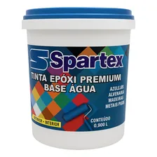 Tinta Epóxi Pisos Base D Agua 900ml Cor Preto Externo Int Acabamento Brilhante Foto  mini 1
