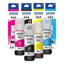 Tinta Epson T544 L3150 L3110 l3250 l3210 kit 04 cores tinta todas Foto mini 2