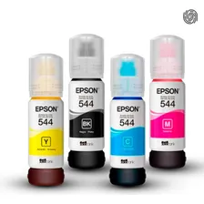 Tinta Epson T544 L3150 L3110 l3250 l3210 kit 04 cores tinta todas Foto mini 1