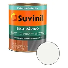 Tinta Esmalte Base Agua Brilhante Suvinil 900ml Seca Rapido Cor Branco Foto mini  2