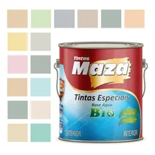 Tinta Esmalte Brilhante Metal Madeira Base Água 3,6lt Cores Cor Toque De Areia Foto  mini 1