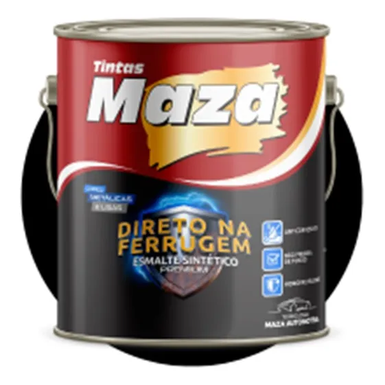 Tinta esmalte direto na ferrugem Maza hammerite 3.6 litros Foto 1
