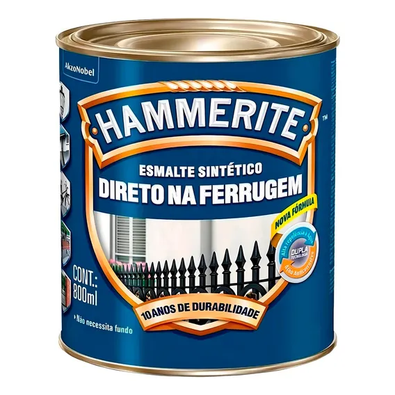 Tinta Esmalte Sintético Brilhante 800ml Branco Foto 1
