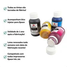 Tinta Genesis sublimação DS7000 4 unidades 100mL preto amarelo ciano magenta para impressoras Epson Foto mini 3