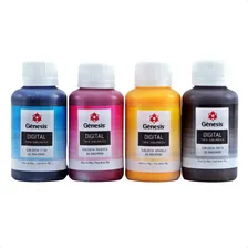 Tinta Genesis sublimação DS7000 4 unidades 100mL preto amarelo ciano magenta para impressoras Epson Foto mini 1