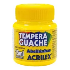 Tinta Guache 15ml Amarelo Ouro 505 Acrilex - 12un Foto mini 2
