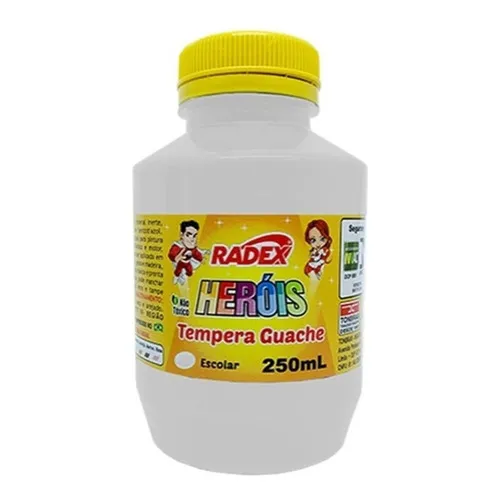 Tinta Guache 250  College Branco / Un / Radex Foto 1