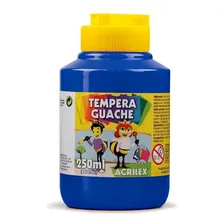 Tinta Guache 250ml Azul Acrilex Foto mini 3