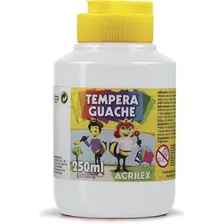 Tinta Guache 250ml Branco Acrilex Foto mini  2