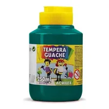Tinta Guache 250ml Verde Bandeira Acrilex Foto mini 1