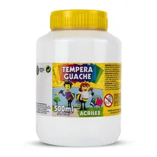 Tinta Guache 500ml Branco Acrilex Foto mini 2