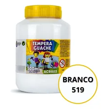 Tinta Guache 500ml Branco Acrilex Foto mini 3