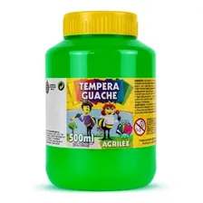 Tinta Guache 500ml Verde Folha Acrilex Foto mini 1
