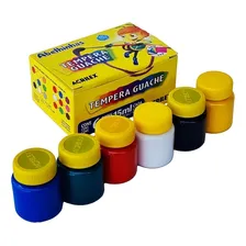 Tinta Guache 6 Cores Acrilex 15ml - Acrilex Foto mini 1