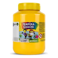 Tinta Guache Amarelo Ouro 500ml - 505 - Acrilex Foto mini 1