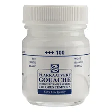 Tinta Guache Talens Branco #100 - 50ml Foto mini 1