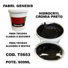 Tinta Hidrocryl Cromia Preto 900ml - Genesis T5653 Foto mini  2