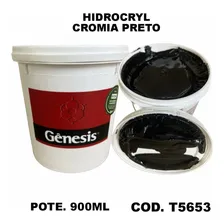 Tinta Hidrocryl Cromia Preto 900ml - Genesis T5653 Foto mini  3