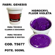 Tinta Hidrocryl Fluor Violeta 900ml - Genesis T5677 Foto mini  2