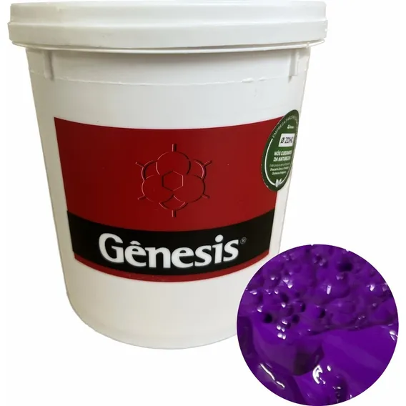 Tinta Hidrocryl Fluor Violeta 900ml - Genesis T5677 Foto 1