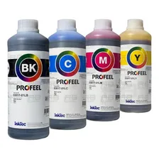 Tinta Inktec Profeel Ep Corante L3110 L3150 L4160 - 4 Litros Tinta Cyan Magenta Black Yellow Foto mini 1