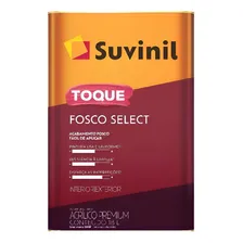Tinta látex clássica Suvinil Premium 18 litros acabamento fosco branco e cor neve Foto  mini 1