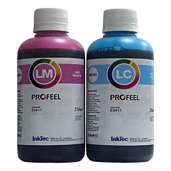 Tinta Light L800 L805 L1800 250ml Lc + 250ml Lm Tinta Light-cyan Light-magenta Foto 1