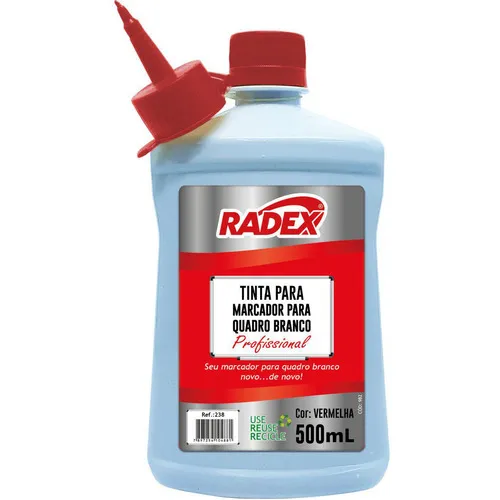 Tinta Marcador Quadro Branco Reabastecedor 500ml Vermelho Foto 1