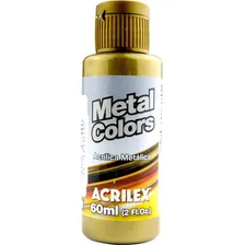Tinta Metal Colors Bronze 556 60ml - Acrilex Foto mini 2