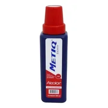Tinta Metiq Alcolor 500ml Para Cartazes . Cor Vermelha Foto  mini 1