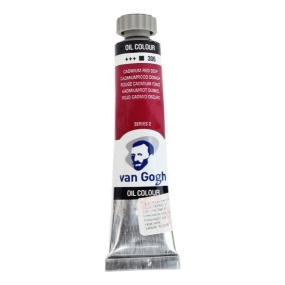 Tinta Óleo 20 Talens Van Gogh S2 Cadmium Red Deep 306 Foto 1