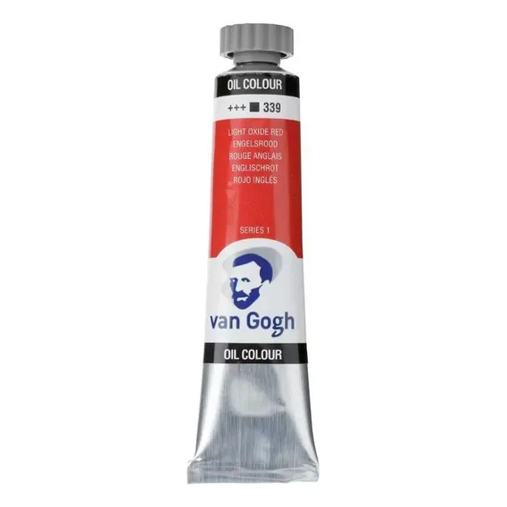 Tinta Óleo 20 Talens Van Gogh Serie 1 Light Oxide Red 339 Foto 1