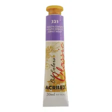 Tinta Óleo 20ml Classic Acrilex Cor 321 - Violeta Cobalto Foto mini 1