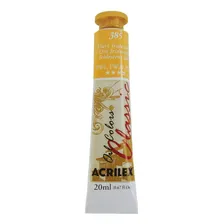 Tinta Óleo 20ml Classic Acrilex Cor 385 - Ouro Iridescente Foto mini 2